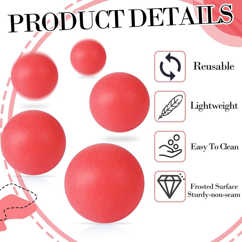 SEEVOR 28 Pcs Balls Table Tennis Balls 40mm Color Plastic Balls Bulk Washable Small Game Balls for Party Decoration Handcrafted Art Carnival Pool Games - Image 3